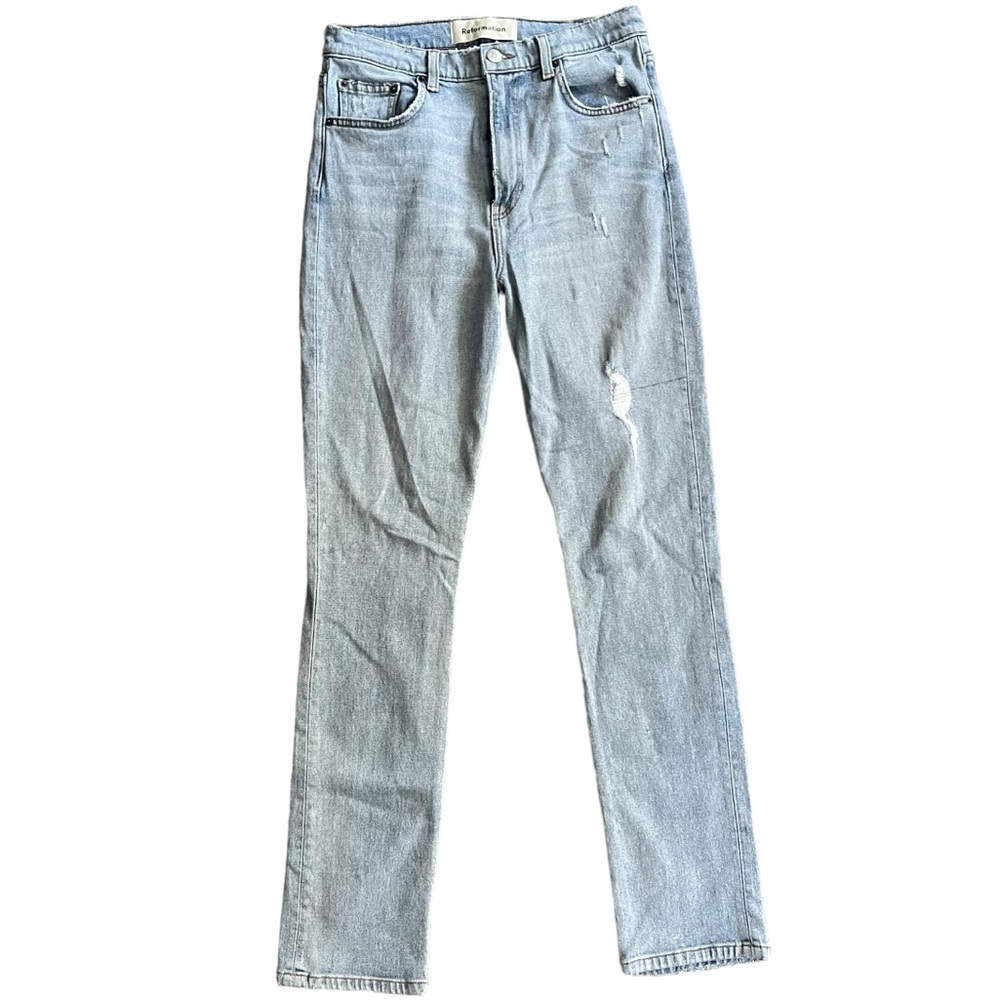 Reformation Hepburn Jean In Ibiza Size 28 - Picture 6 of 14